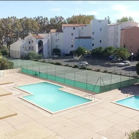 6p Richelieu 200m Plage, Terrasse, Piscine, Tennis, Parking Apartamento *